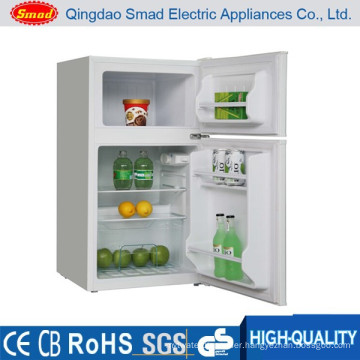 Double door Small fridge refrigerator with freezer